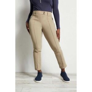 Anatomie Peggy Travel Pants‎ Khaki Tan Slim Fit Stretch Trousers Womens XS